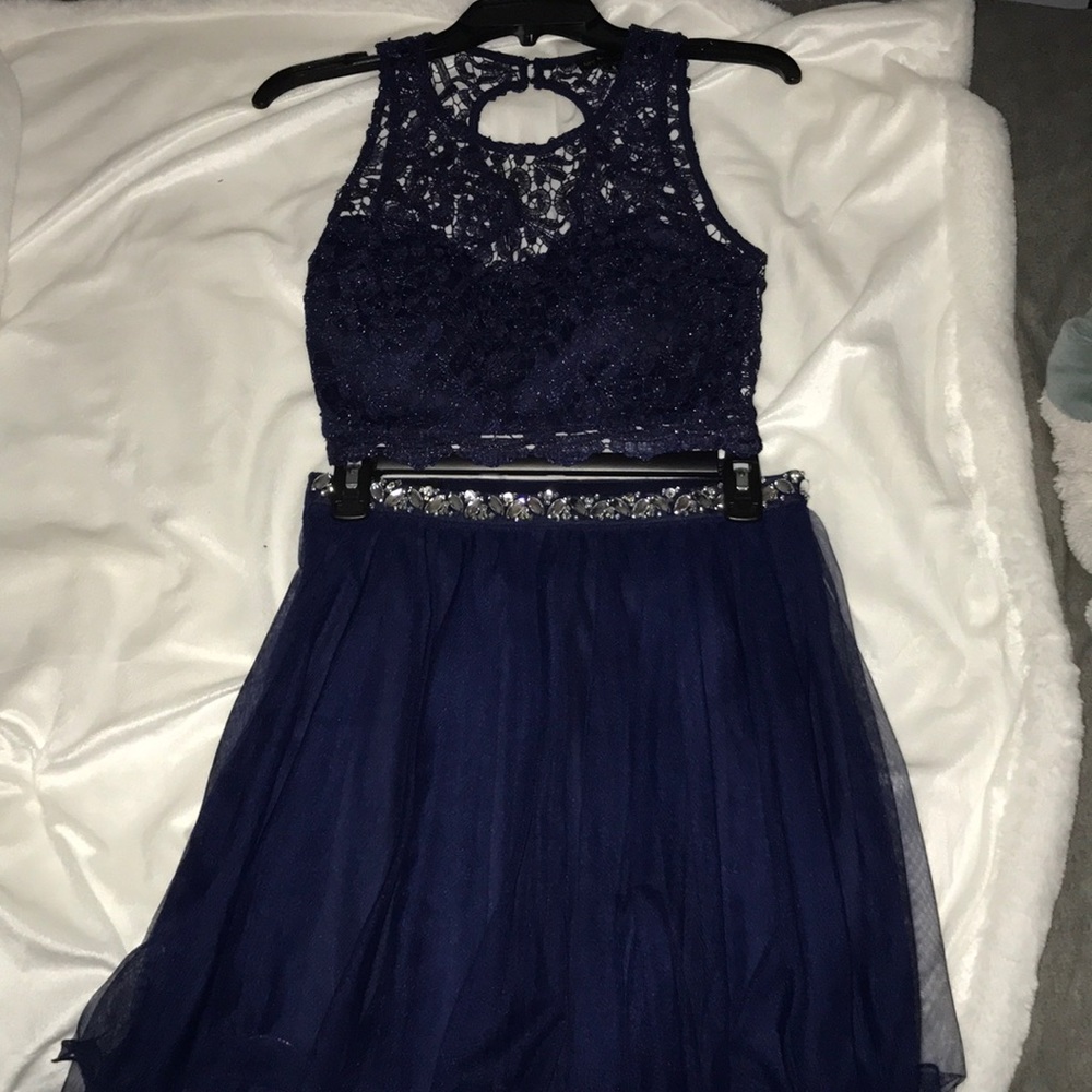2 piece homecoming/prom dress